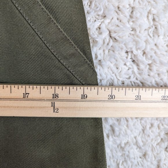 Banana Republic* Women's Full Front Button Down Double Pocket A-Line Skirt~‎ 4 - Picture 7 of 10